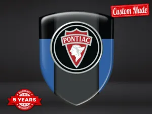 Pontiac Etiqueta Impermeable Estilo Moderna Personalizable